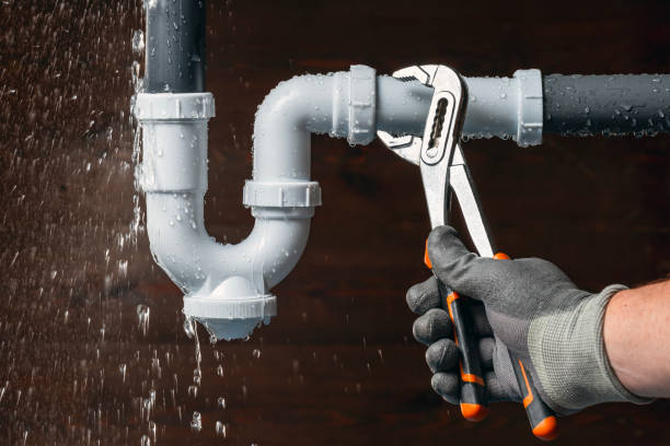 Professional Emergency Plumber technician working in Canal Point, FL